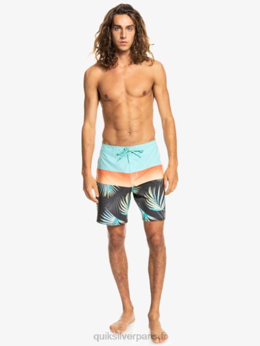 Hommes Quiksilver boardshort surfsilk panel 20 D6PT1453 macadam