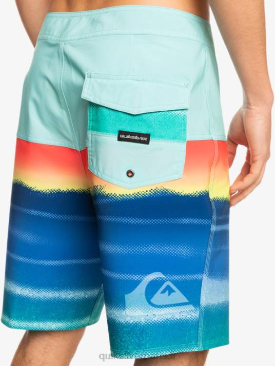 Hommes Quiksilver boardshort surfsilk panel 20 D6PT1455 piscine verte