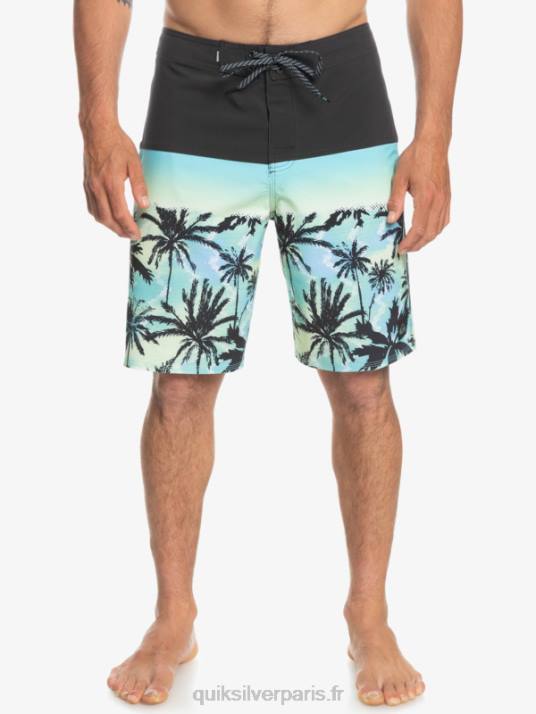 Hommes Quiksilver boardshort surfsilk panel 20 D6PT1461 macadam