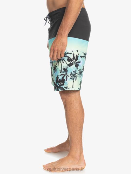 Hommes Quiksilver boardshort surfsilk panel 20 D6PT1461 macadam