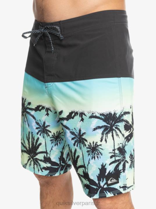 Hommes Quiksilver boardshort surfsilk panel 20 D6PT1461 macadam
