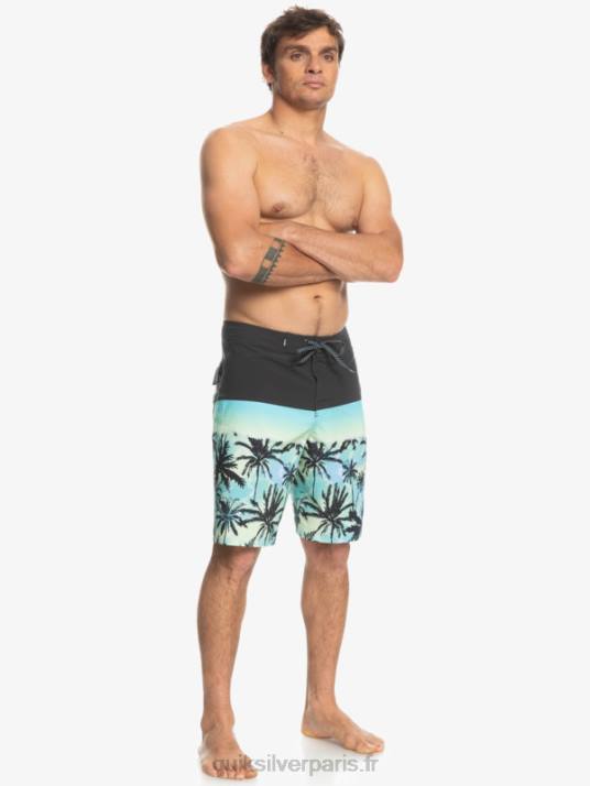 Hommes Quiksilver boardshort surfsilk panel 20 D6PT1461 macadam