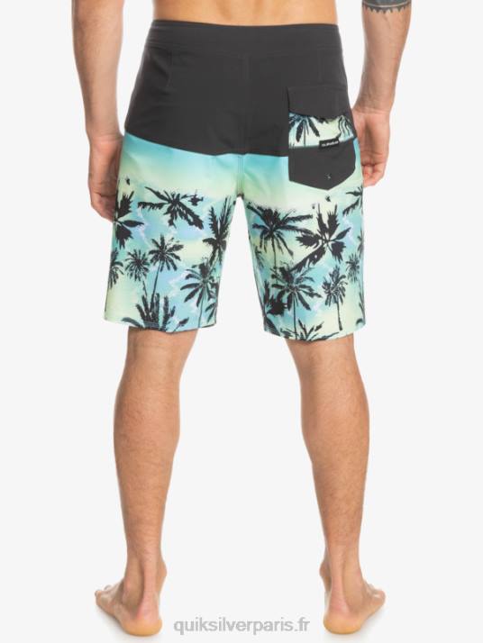 Hommes Quiksilver boardshort surfsilk panel 20 D6PT1461 macadam