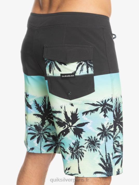 Hommes Quiksilver boardshort surfsilk panel 20 D6PT1461 macadam
