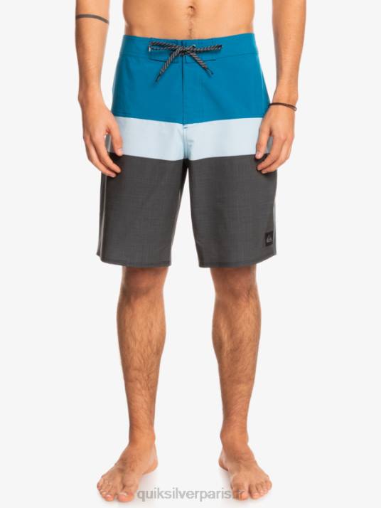 Hommes Quiksilver boardshort surfsilk panel 20 D6PT1462 bleu gris