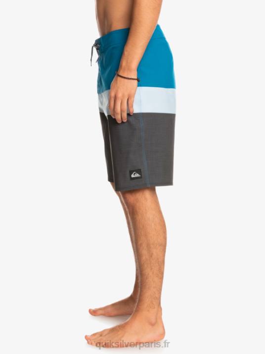 Hommes Quiksilver boardshort surfsilk panel 20 D6PT1462 bleu gris