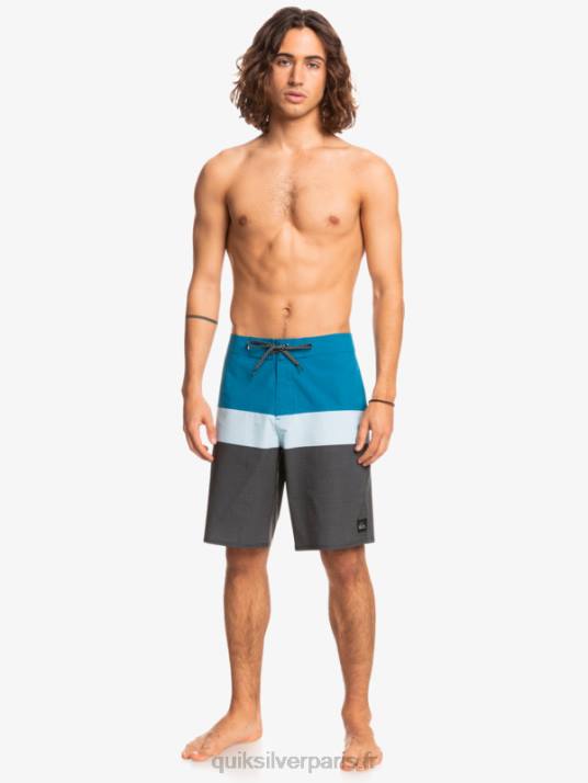 Hommes Quiksilver boardshort surfsilk panel 20 D6PT1462 bleu gris