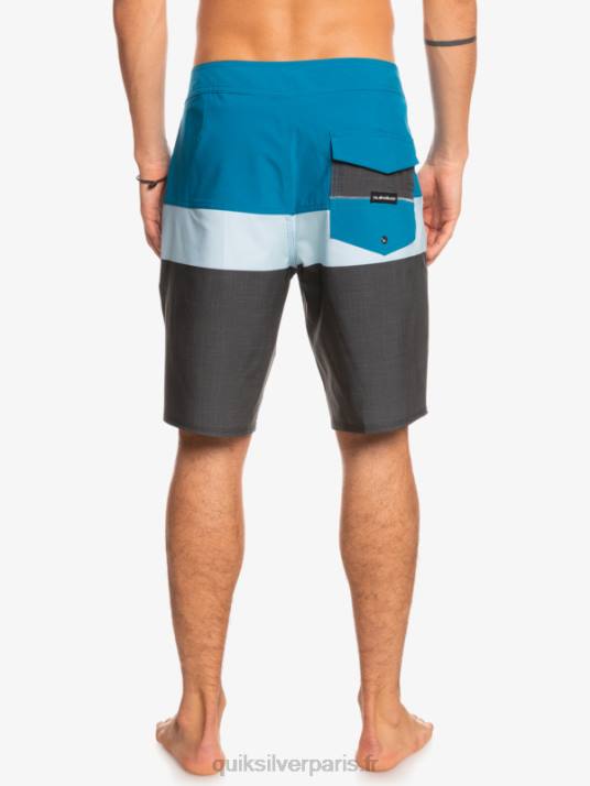 Hommes Quiksilver boardshort surfsilk panel 20 D6PT1462 bleu gris