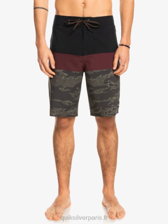 Hommes Quiksilver boardshort surfsilk panel 20 D6PT1785 noir