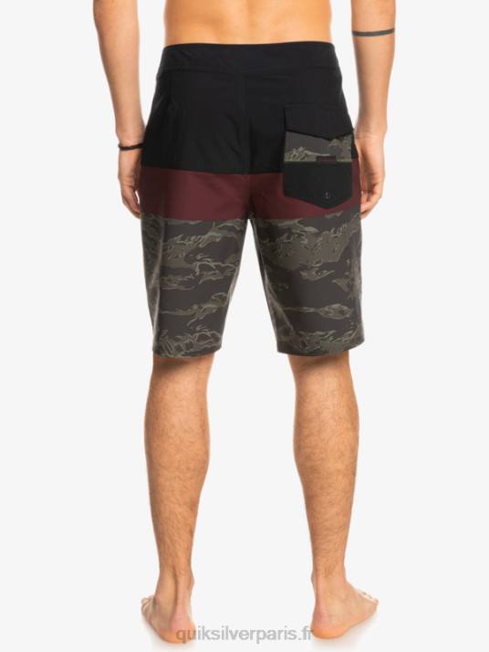 Hommes Quiksilver boardshort surfsilk panel 20 D6PT1785 noir