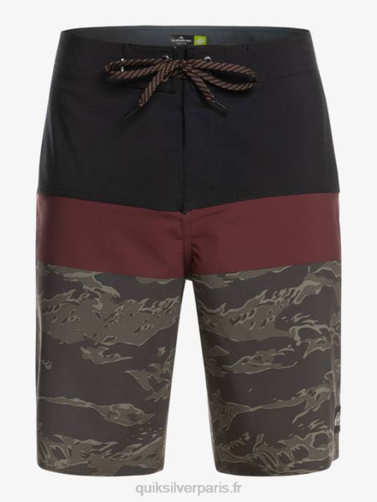 Hommes Quiksilver boardshort surfsilk panel 20 D6PT1785 noir