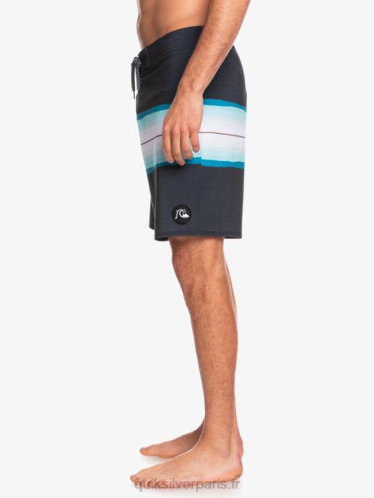 Hommes Quiksilver boardshort surfsilk resin tint 19 D6PT1440 noir