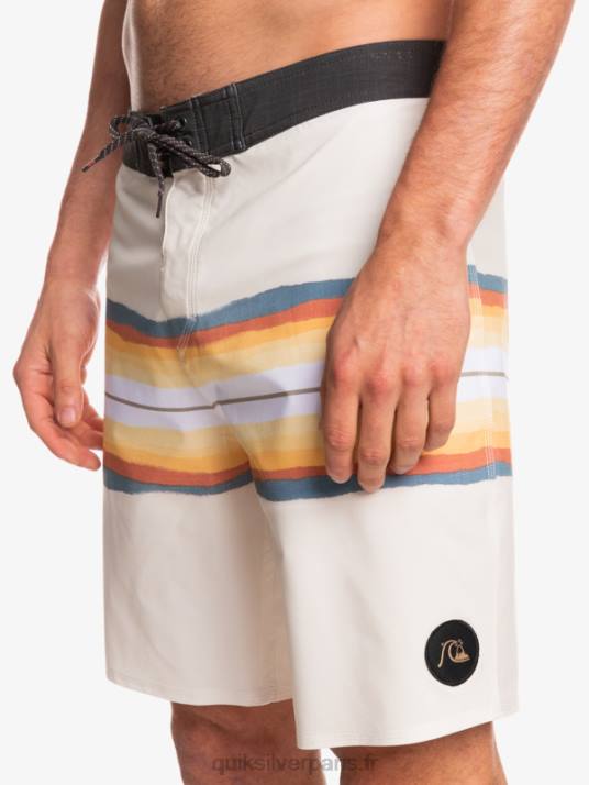 Hommes Quiksilver boardshort surfsilk resin tint 19 D6PT1445 blanc antique