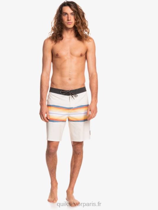 Hommes Quiksilver boardshort surfsilk resin tint 19 D6PT1445 blanc antique