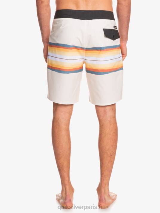 Hommes Quiksilver boardshort surfsilk resin tint 19 D6PT1445 blanc antique