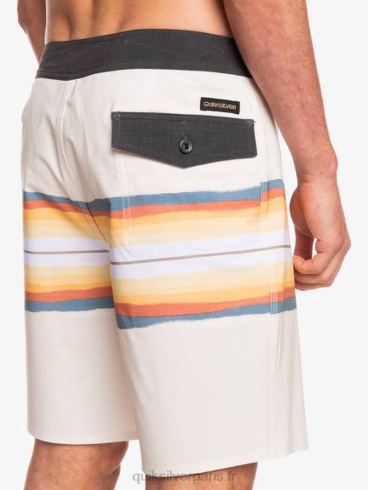 Hommes Quiksilver boardshort surfsilk resin tint 19 D6PT1445 blanc antique