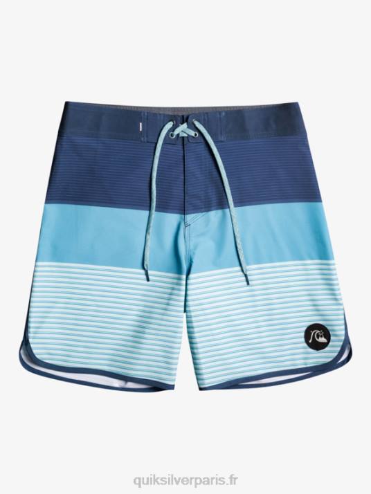Hommes Quiksilver boardshort tijuana 19 en soie de surf D6PT1398 insigne bleu