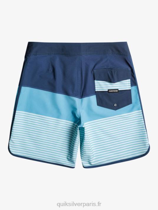 Hommes Quiksilver boardshort tijuana 19 en soie de surf D6PT1398 insigne bleu