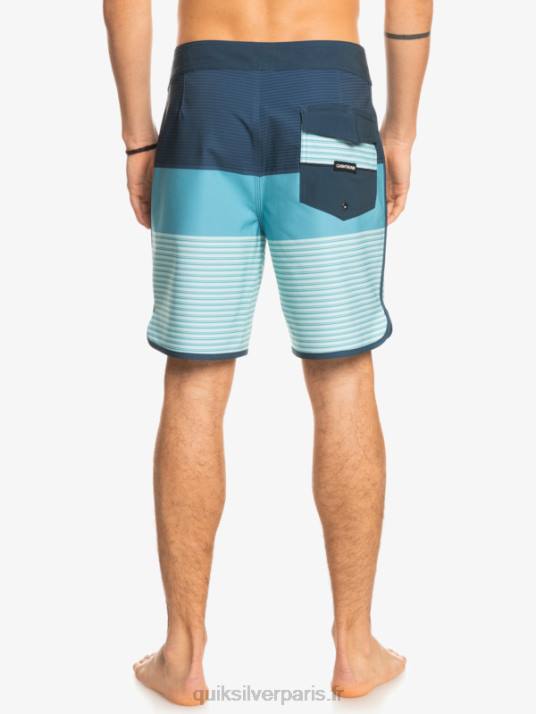 Hommes Quiksilver boardshort tijuana 19 en soie de surf D6PT1398 insigne bleu