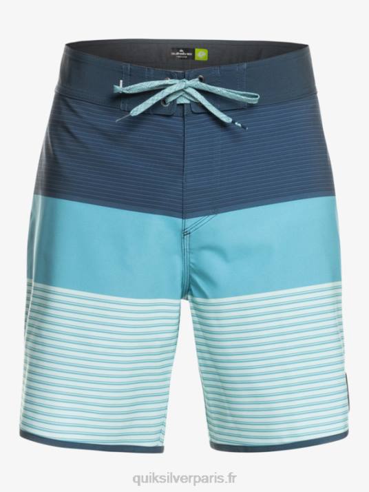 Hommes Quiksilver boardshort tijuana 19 en soie de surf D6PT1398 insigne bleu