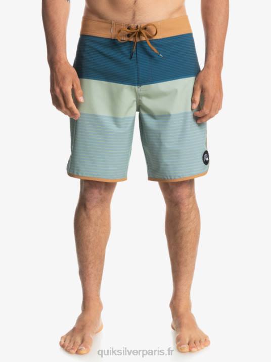 Hommes Quiksilver boardshort tijuana 19 en soie de surf D6PT1400 cassonade