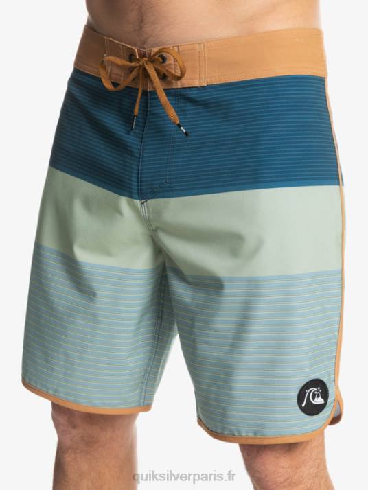 Hommes Quiksilver boardshort tijuana 19 en soie de surf D6PT1400 cassonade