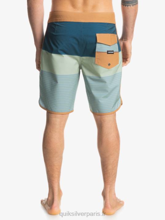 Hommes Quiksilver boardshort tijuana 19 en soie de surf D6PT1400 cassonade