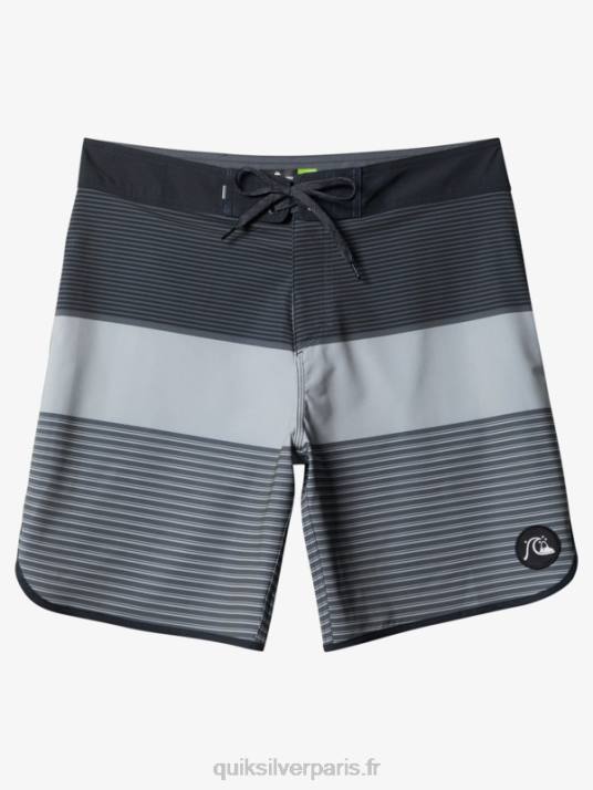 Hommes Quiksilver boardshort tijuana 19 en soie de surf D6PT1402 noir