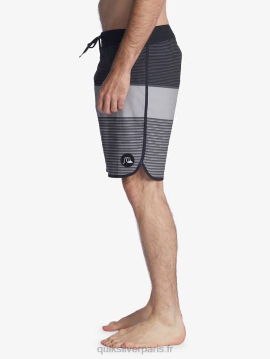 Hommes Quiksilver boardshort tijuana 19 en soie de surf D6PT1402 noir
