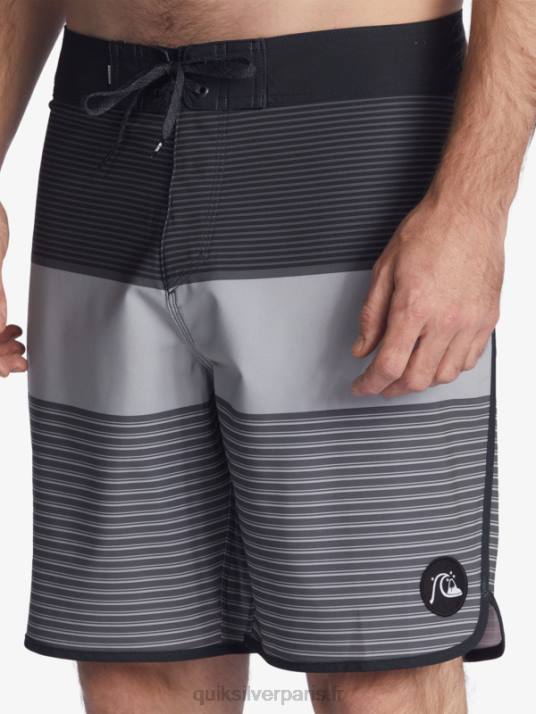 Hommes Quiksilver boardshort tijuana 19 en soie de surf D6PT1402 noir