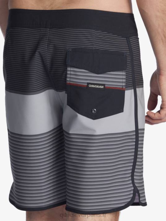 Hommes Quiksilver boardshort tijuana 19 en soie de surf D6PT1402 noir