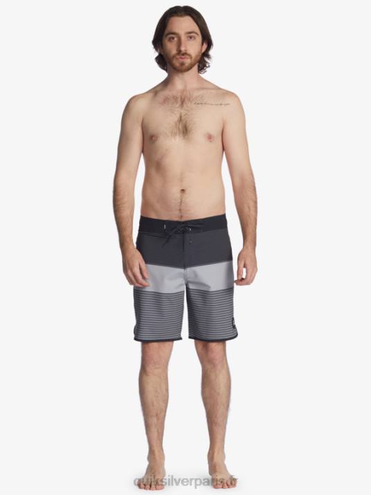 Hommes Quiksilver boardshort tijuana 19 en soie de surf D6PT1402 noir