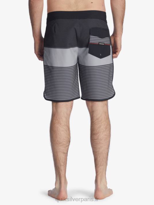 Hommes Quiksilver boardshort tijuana 19 en soie de surf D6PT1402 noir