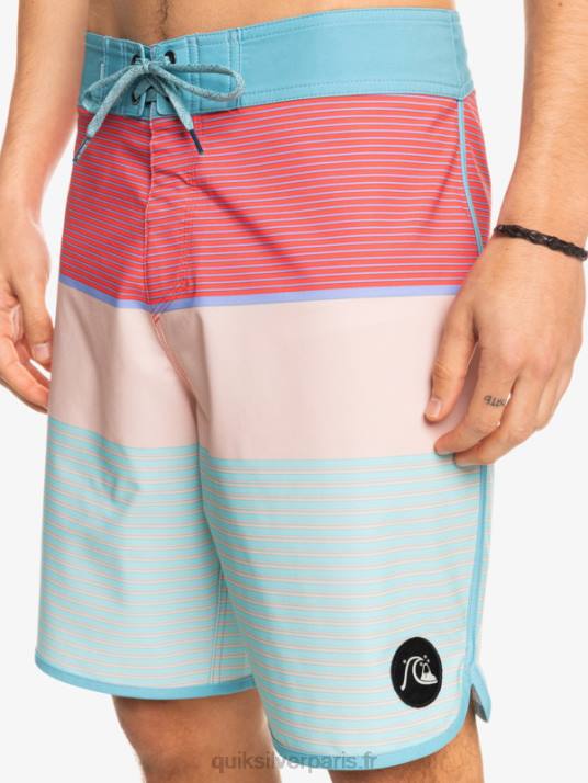 Hommes Quiksilver boardshort tijuana 19 en soie de surf D6PT1403 bleu delph