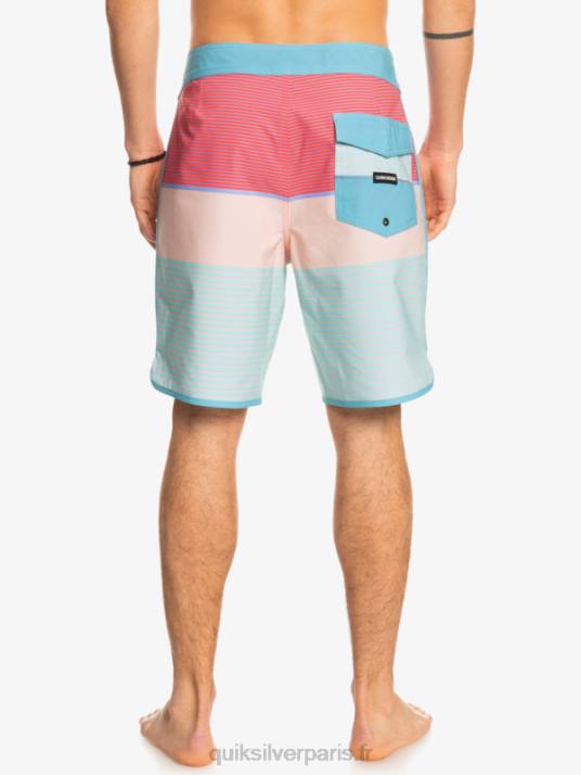 Hommes Quiksilver boardshort tijuana 19 en soie de surf D6PT1403 bleu delph