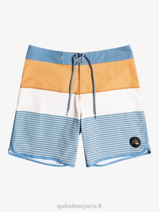 Hommes Quiksilver boardshort tijuana 19 en soie de surf D6PT1406 capitaines bleu