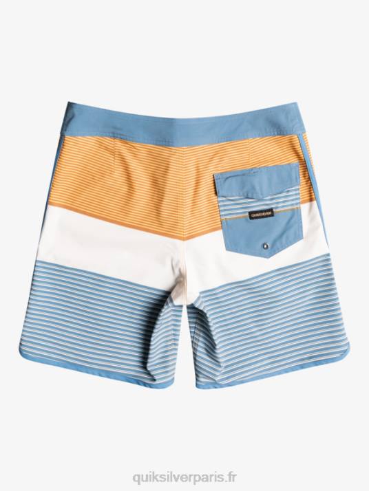 Hommes Quiksilver boardshort tijuana 19 en soie de surf D6PT1406 capitaines bleu