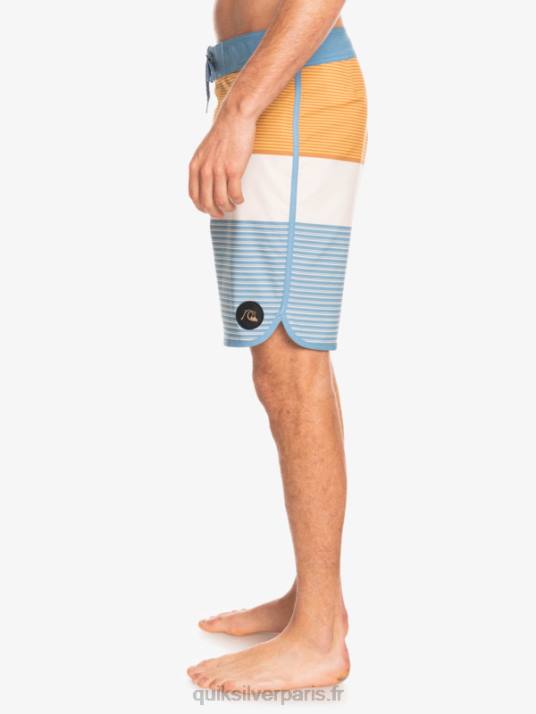 Hommes Quiksilver boardshort tijuana 19 en soie de surf D6PT1406 capitaines bleu