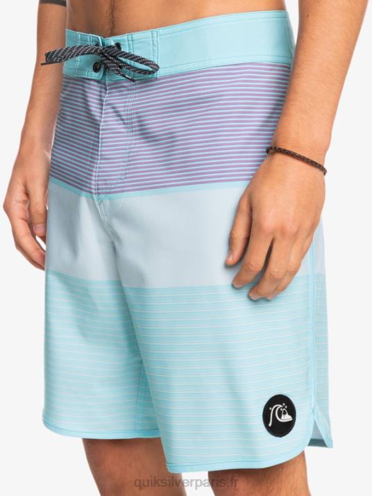 Hommes Quiksilver boardshort tijuana 19 en soie de surf D6PT1407 ange bleu