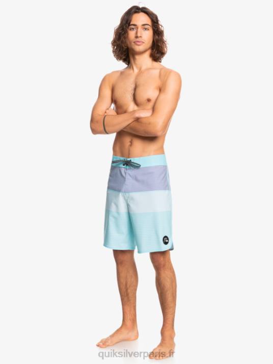Hommes Quiksilver boardshort tijuana 19 en soie de surf D6PT1407 ange bleu