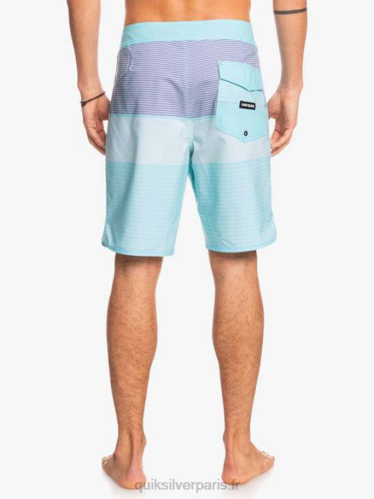 Hommes Quiksilver boardshort tijuana 19 en soie de surf D6PT1407 ange bleu
