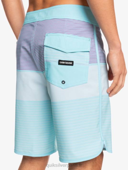 Hommes Quiksilver boardshort tijuana 19 en soie de surf D6PT1407 ange bleu