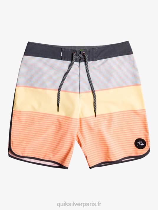 Hommes Quiksilver boardshort tijuana 19 en soie de surf D6PT1408 rose pêche