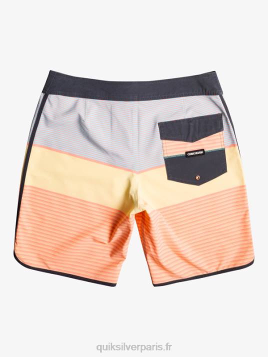 Hommes Quiksilver boardshort tijuana 19 en soie de surf D6PT1408 rose pêche