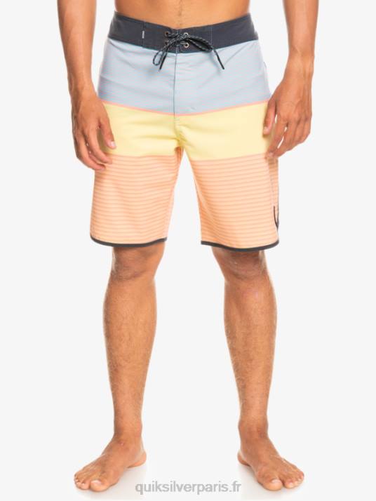 Hommes Quiksilver boardshort tijuana 19 en soie de surf D6PT1408 rose pêche