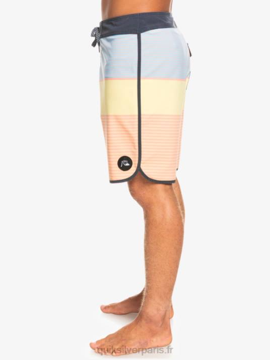 Hommes Quiksilver boardshort tijuana 19 en soie de surf D6PT1408 rose pêche