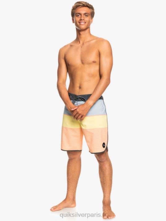 Hommes Quiksilver boardshort tijuana 19 en soie de surf D6PT1408 rose pêche