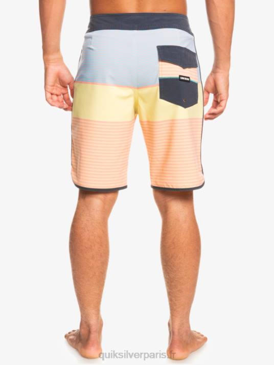 Hommes Quiksilver boardshort tijuana 19 en soie de surf D6PT1408 rose pêche