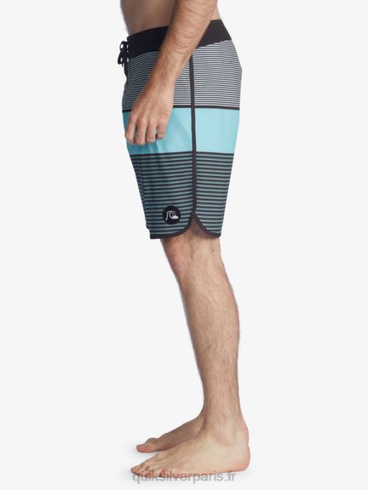 Hommes Quiksilver boardshort tijuana 19 en soie de surf D6PT1409 macadam