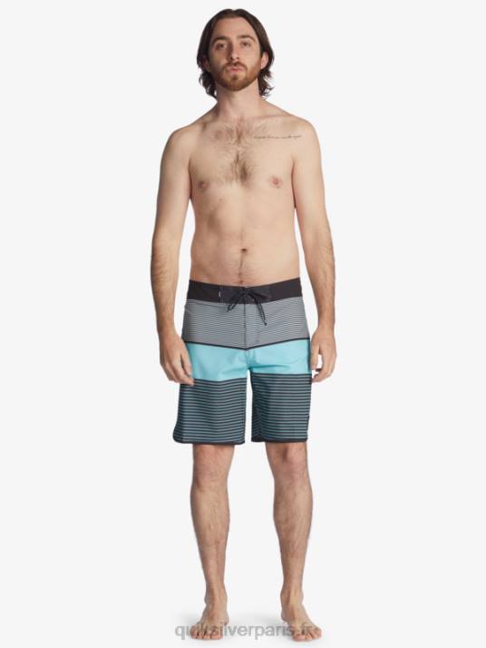 Hommes Quiksilver boardshort tijuana 19 en soie de surf D6PT1409 macadam